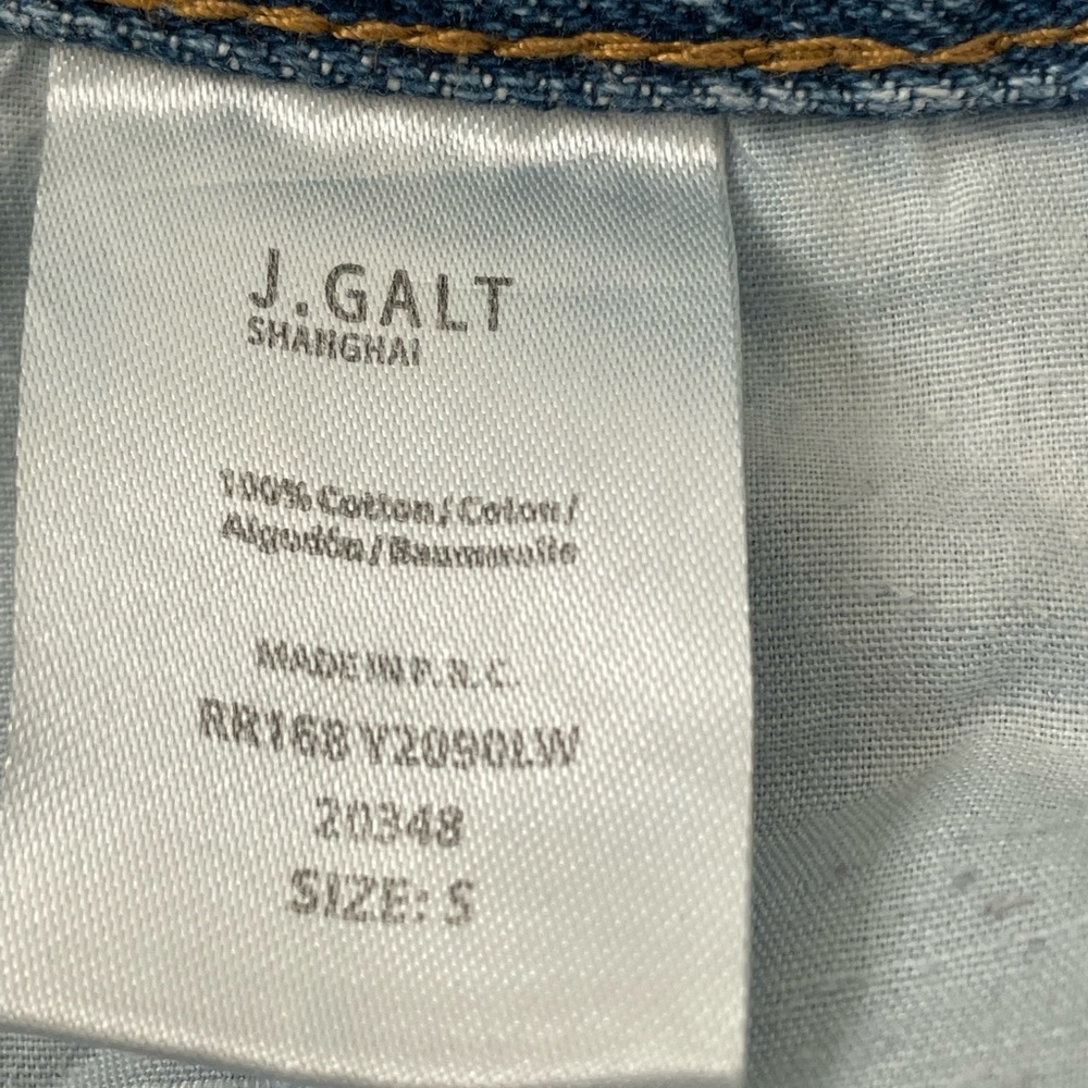 John Galt Light Blue Eleanor Low Rise Jeans - Picture 5 of 5